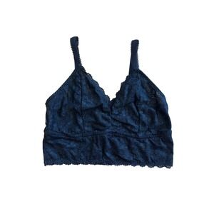 TORRID Black Lace Bralette‎ Crop Top Plus Size 1 Adjustable Straps Goth Coquette